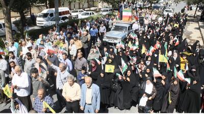راهپیمایی‌های حمایت از غزه یعنی تا ظالم هست دفاع از مظلوم بر عهده مسلمانان می‌باشد