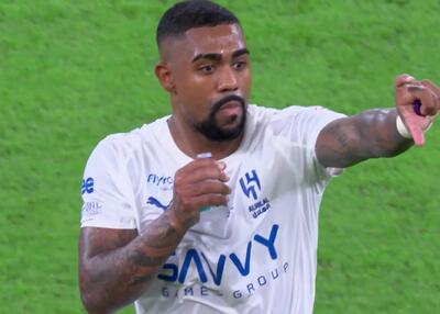 گل سوم الهلال به الاهلی (مالکوم)