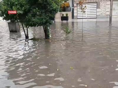 خیابان‌های گنبد تبدیل به استخر شد!
