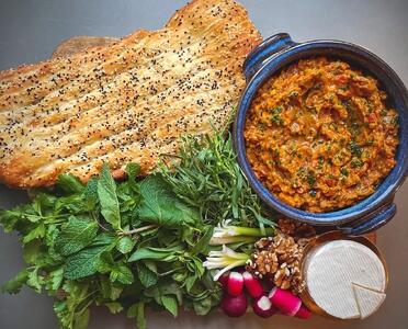 طرز تهیه میرزاقاسمی رستورانی به سبک شمالی