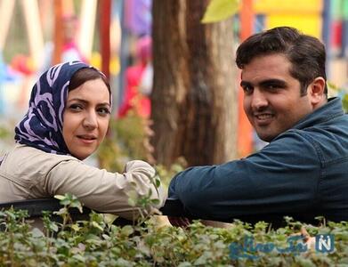 «باران و مسعود تابش» در پشت‌صحنه سریال بچه مهندس ۳