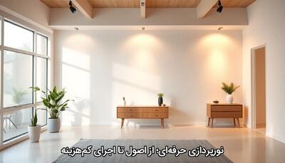 نورپردازی حرفه‌ای؛ از اصول تا اجرای کم‌هزینه - چیدانه