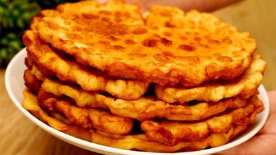 طرز تهیه پای پنیر کاتیج در ماهیتابه !