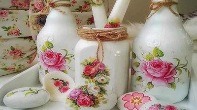 آموزش قدم به قدم دکوپاژ عکس روی شیشه برای ساخت هدیه ای خاص