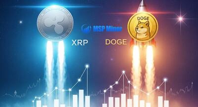 دارندگان XRP و DOGE برای دستیابی به فرصت‌های تازه به سمت MSP Miners روی آورده‌اند.