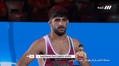 پیروزی برق آسای سعید اسماعیلی مقابل حریف روس و راهیابی به فینال