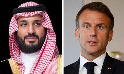 ماکرون و بن سلمان گفت‌وگو کردند