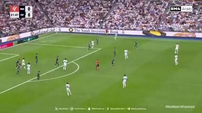 سوپرگل رئال مادرید به اسپانیول با یک شوت استثنایی