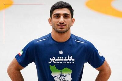 فیلم/ بانداژ چانه مصدوم دانیال سهرابی پیش از حضور روی تشک