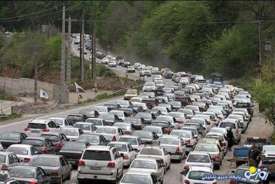 ترافیک پرحجم در هراز و کندوان