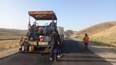 گزارش تصویری از نونوار شدن جاده صالح آباد به تربت جام