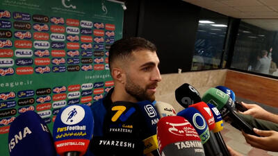 میثم تیموری: روزبه چشمی با دست توپ را حمل کرد، داور علیه ما پنالتی گرفت