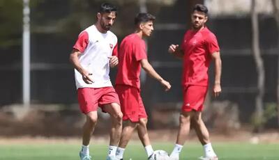جلسه فنی و تمرین تاکتیکی پرسپولیس در آزادی