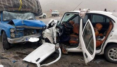 واژگونی ساینا در محور هندیجان - دیلم یک کشته و ۳ مصدوم بر جا گذاشت