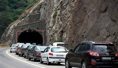 ترافیک پرحجم در محورهای مواصلاتی شمال