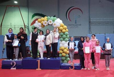 افتخارآفرینی دختران اصفهانی و درخشش باشگاه شهر ژیمناستیک در لیگ ریتمیک کشور