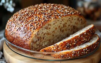 طرز تهیه نان رژیمی بدون نیاز به آرد و مخمر