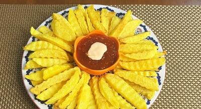 راز سیب زمینی سرخ کرده ترد و خوشمزه خانگی!