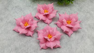 آموزش آسان و مقرون به صرفه گل های فومی، یاد بگیرید چگونه درست کنید !