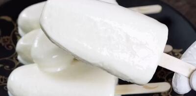 طرز تهیه بستنی شیری بدون خامه و شیر تغلیظ شده مقوی و دلچسب !