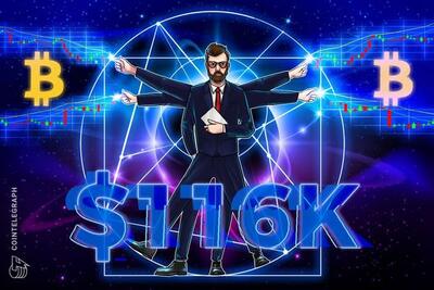 معامله‌گران بیت‌کوین این سطوح قیمتی BTC را در ۱۱۶ هزار دلار در نظر دارند.