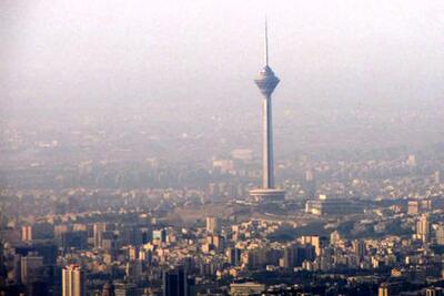 کیفیت هوای تهران در شرایط ناسالم