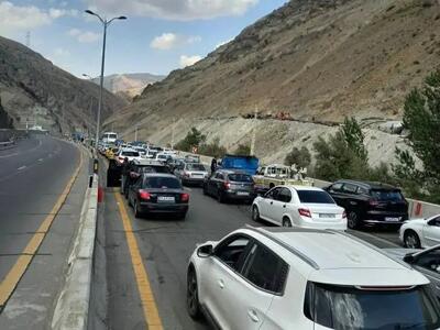 ترافیک پرحجم خودرویی در جاده‌های مازندران
