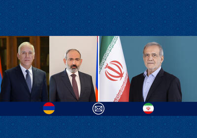 پیام های تبریک جداگانه پزشکیان به رئیس جمهور و نخست وزیر ارمنستان/ رییس جمهور چه آرزویی برای آینده روابط تهران و ایروان کرد + جزئیات