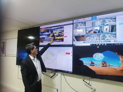 اتاق مانیتورینگ حمل و نقل مسافر در کرمانشاه راه‌اندازی شد