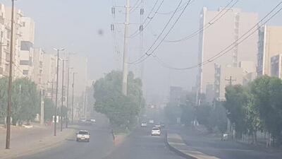 آلودگی هوا در ۱۳ شهر خوزستان