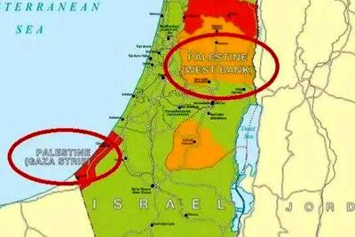 درج نام کشور فلسطین ‌در نقشه‌های بریتانیا