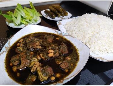 از شما/قورمه سبزی 😋😋