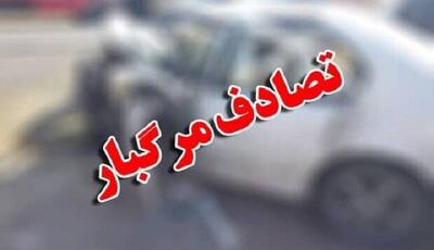 واژگونی تیبا مرگ راننده را رقم زد