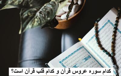 کدام سوره عروس قرآن و کدام سوره قلب قرآن است و چرا این لقب را گرفته اند؟
