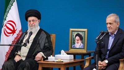 دیدار پزشکیان با رهبر انقلاب پیش از عزیمت به نیویورک