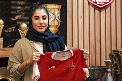 ستاره زنان پرسپولیس: الگوی من رونالدو و دایی هستند