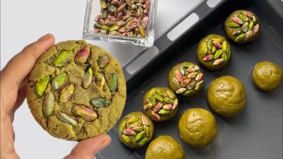 طرز تهیه کوکی نیویورکی پسته / شیرینی شیک و متفاوت!