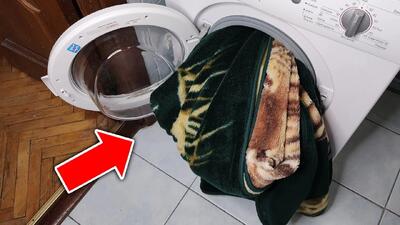 نحوه شستن پتو دونفره بزرگ که در ماشین لباسشویی جا نمیشود | دیگه پول خشکشویی نده