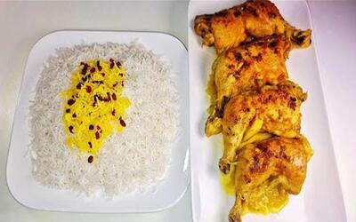دستور پخت زرشک پلو مرغ هراتی آبدار بدون بوی بد مرغ