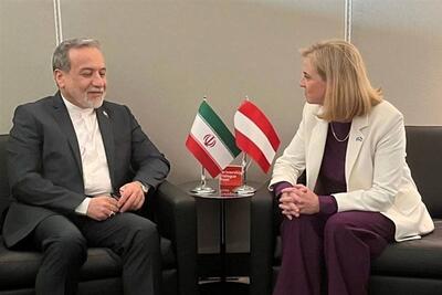 دیدار عراقچی با وزیر خارجه اتریش در حاشیه مجمع عمومی سازمان ملل