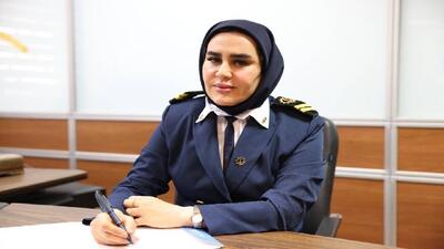یک زن خوزستانی افسر دوم شناورهای سه هزار تن دریایی شد