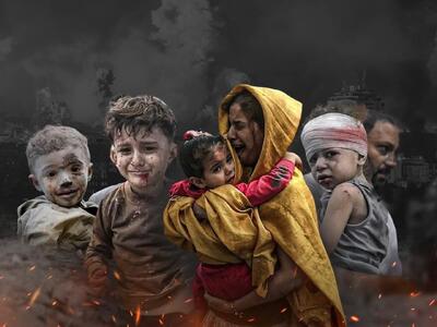 جدیدترین تصویر از ۳کودک شهید در حمله پهپادی اسرائیل