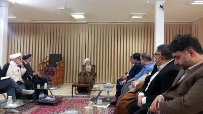 دیدار معاون اجرایی رئیس‌جمهور با مراجع و علما در قم