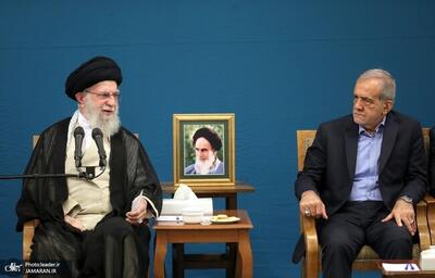 دیدار رئیس جمهور پزشکیان با رهبر معظم انقلاب پیش از حضور در نشست مجمع عمومی سازمان ملل