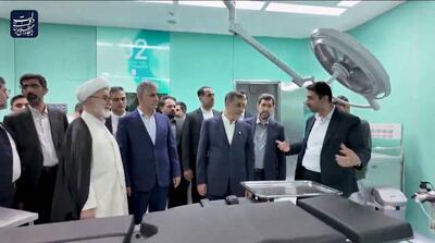 بازدید معاون اجرایی رئیس‌جمهور از بیمارستان فوق تخصصی نور قم
