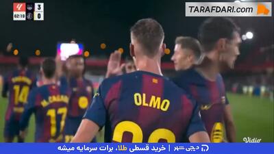 پاس گل مارکوس رشفورد و گل دنی اولمو به ختافه (بارسلونا 3-0 ختافه) - پارس فوتبال
