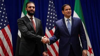 دیدار الجولانی با روبیو در نیویورک