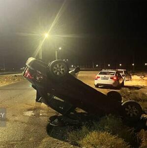 آتش نشانی: واژگونی خودرو در رباط‌کریم ۴ مصدوم بر جای گذاشت