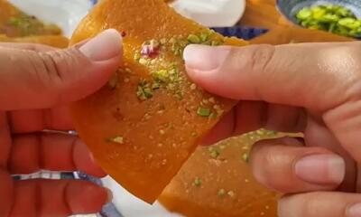 طرز تهیه سوهان خانگی که خیلی سریع و راحت آماده میشه!