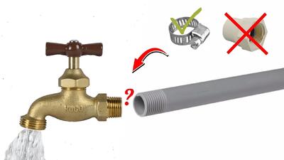 چگونه بدون خرید آداپتور، شیرآلات فلزی نصب کنیم؟